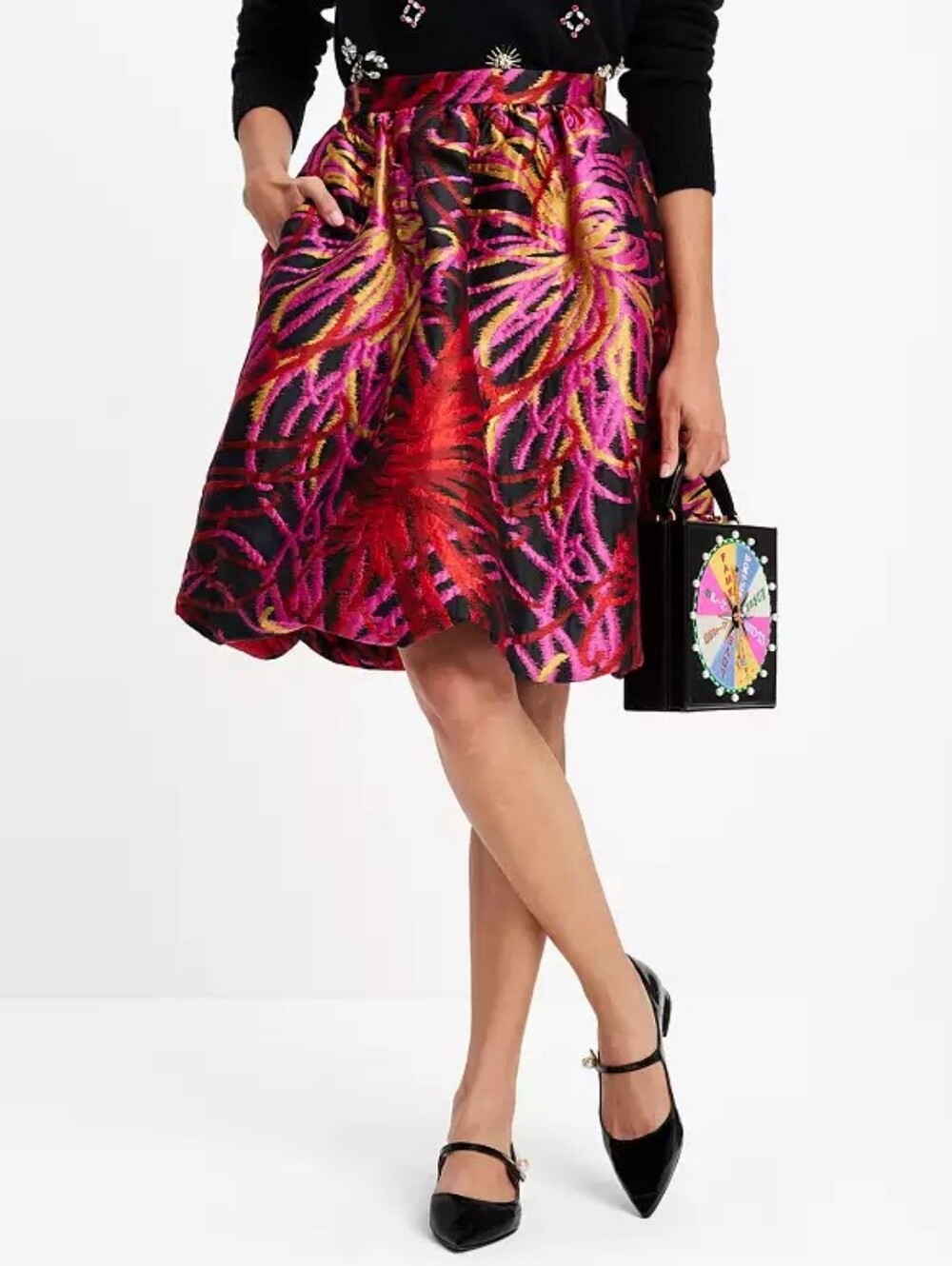 Kate Spade New York Winter Chrysanthemum Bubble Skirt, Size 0 - GORGEOUS!!